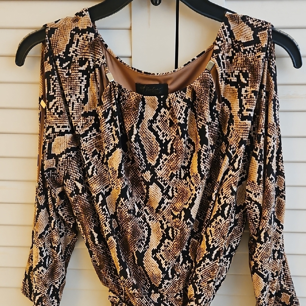 Thalia Sodi Snake Print Dress